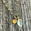 Wholesale Women's Ushaped Stainless Steel Electroplated Ball Chain Pendant Necklace With Epoxy Glazed Finish