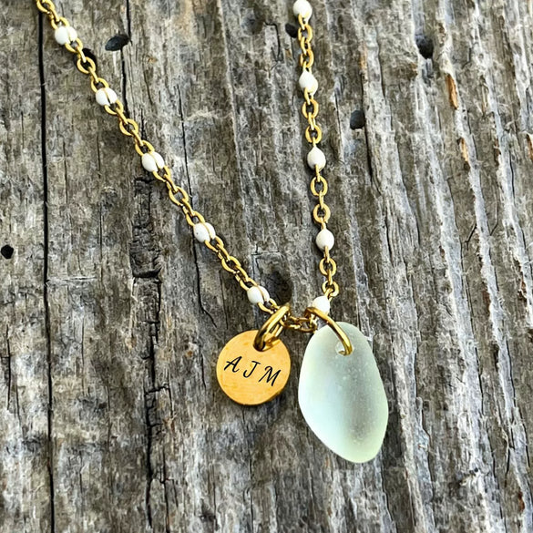 Wholesale Women's Ushaped Stainless Steel Electroplated Ball Chain Pendant Necklace With Epoxy Glazed Finish