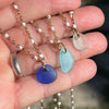 Wholesale Women's Ushaped Stainless Steel Electroplated Ball Chain Pendant Necklace With Epoxy Glazed Finish