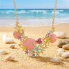 Wholesale Women's Vacation Style Minimalist Star Shape Alloy Electroplated Necklace
