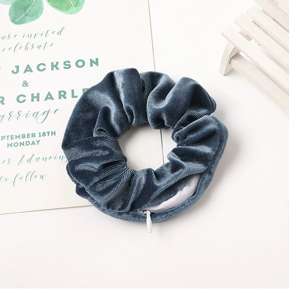 Wholesale Women's Velvet Cloth Purely Handmade Pig Intestine Hair Ring