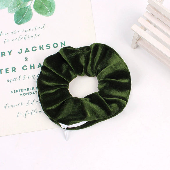 Wholesale Women's Velvet Cloth Purely Handmade Pig Intestine Hair Ring