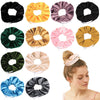 Wholesale Women's Velvet Cloth Purely Handmade Pig Intestine Hair Ring