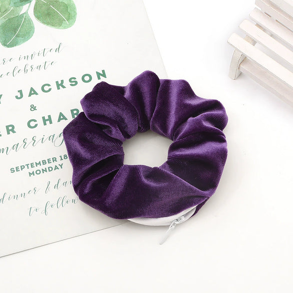 Wholesale Women's Velvet Cloth Purely Handmade Pig Intestine Hair Ring