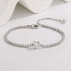 Wholesale Women's Versatile Electroplated Heartshaped Jewelry Set Made Of White Copper Including Earrings Ring Necklace And Bracelet