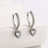 Wholesale Women's Versatile Electroplated Heartshaped Jewelry Set Made Of White Copper Including Earrings Ring Necklace And Bracelet