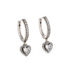 Wholesale Women's Versatile Electroplated Heartshaped Jewelry Set Made Of White Copper Including Earrings Ring Necklace And Bracelet