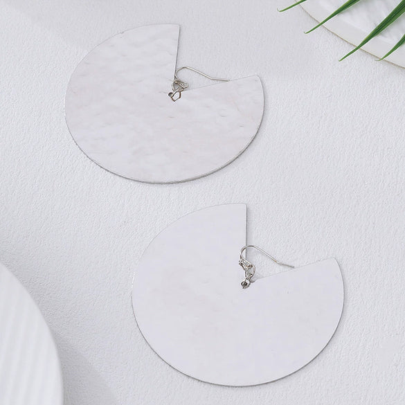 Wholesale Women's Versatile Geometric Alloy Electroplated Earrings
