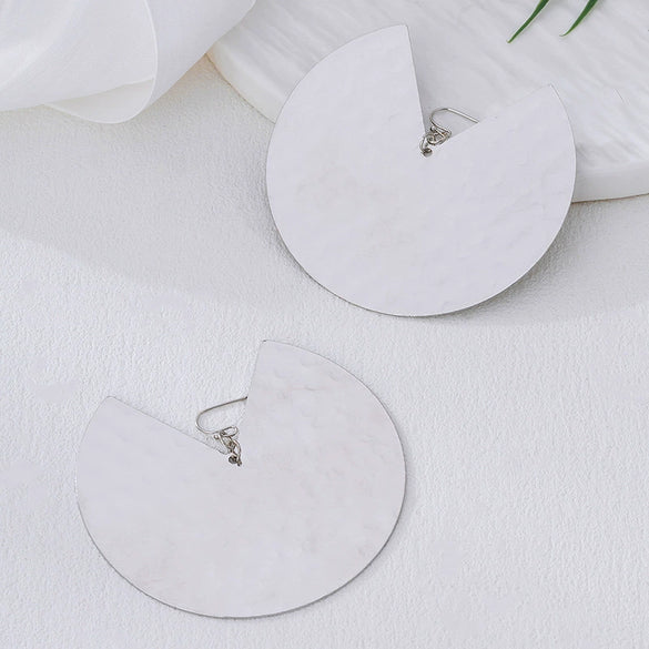 Wholesale Women's Versatile Geometric Alloy Electroplated Earrings