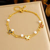 Wholesale Women's Versatile Stainless Steel Anklet With Animal And Zodiac Patterns