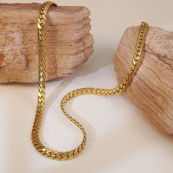 Wholesale Women's Vervain Wheat Jewelry Set With Horse Whip Chain Stainless Steel Electroplated