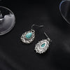 Wholesale Women's Vintage Bohemian Alloy Drop Shaped Geometric Electroplated Earrings
