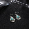 Wholesale Women's Vintage Bohemian Alloy Drop Shaped Geometric Electroplated Earrings