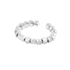 Wholesale Women's Vintage Broken Open Ring S925 Sterling Silver Geometric Electroplated