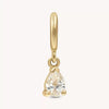 Wholesale Women's Vintage Geometric Copper Pendant With Mixed Gemstone Inlay And 18K Gold Vacuum Furnace Plating December Birthstone Design