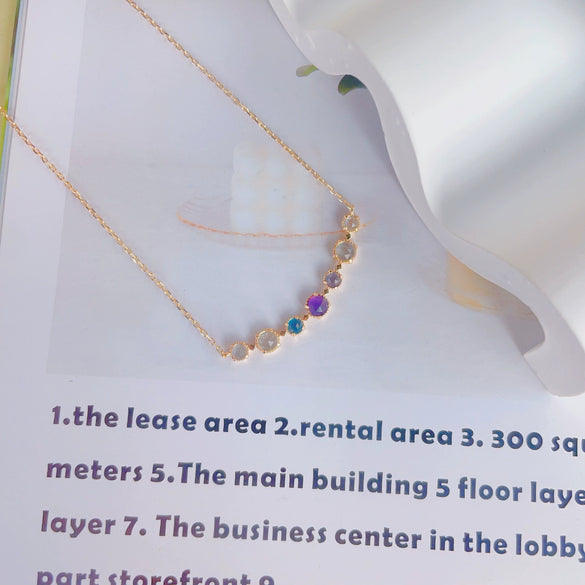 Wholesale Women's Vintage Geometric Diamond Inlaid Crystal 925 Silver Cross Chain Necklace