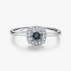 Wholesale Women's Vintage Geometric Diamond Ring S925 Silver