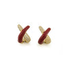 Wholesale Women's Vintage Geometric Dripping Oil Earrings With Electroplating