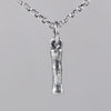 Wholesale Women's Vintage Geometric English Letter S925 Silver Necklace Pendant