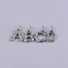 Wholesale Women's Vintage Geometric English Letter S925 Silver Necklace Pendant