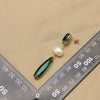 Wholesale Women's Vintage Geometric Natural Pearl Water Drop Pendant Earrings With Electroplating