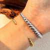 Wholesale Women's Vintage Geometric Stainless Steel Electroplated Adjustable Nonfading Bracelet