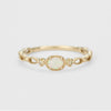Wholesale Women's Vintage Natural Opal Set With Gems 925 Sterling Silver Water Drop Hollow Ring