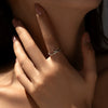 Wholesale Women's Vintage Old Cross Olive Branch Leaf Artistic Ring S925 Silver Electroplated