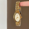Wholesale Women's Vintage Style Oval Motherofpearl Dial Steel Band Watch With Alloy Case And Stainless Steel Buckle