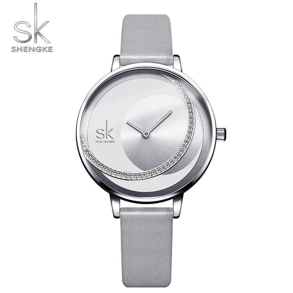 Wholesale Women's Watch Alloy Rose Gold Mesh Belt Sun Pattern Waterproof