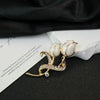 Wholesale Women's Zinc Alloy Doubleheaded Tulip Threedimensional Flower Brooch With Electroplating