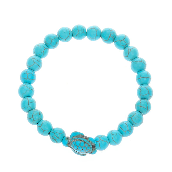 Wholesale Women's Zinc Alloy Geometric Beaded Cross Bracelet With Electroplating Jewelry