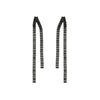 Wholesale Women's Zinc Alloy Geometric Tassel Chain Earrings Set With Diamonds Light Luxury Style