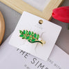 Wholesale Women's Zinc Alloy Handmade Elegant Duck Bill Clip Hair Accessories With Wheat Ears Pattern