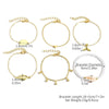 Wholesale Women's Zinc Alloy Multilayer Bracelet Retro Simple Style With Heart And Geometric Patterns Electroplated