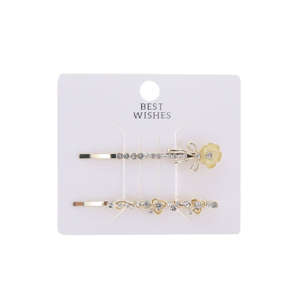 Wholesale Women's Zinc Alloy Side Bangs Clip With Butterfly Design Heavy Industry Fairy Style