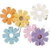 Wholesale Wood Candy Color Flower Earrings Jewelry Accessories