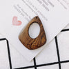 Wholesale Wood Earrings Simple Fashion Triangle Round Jewelry Accessories