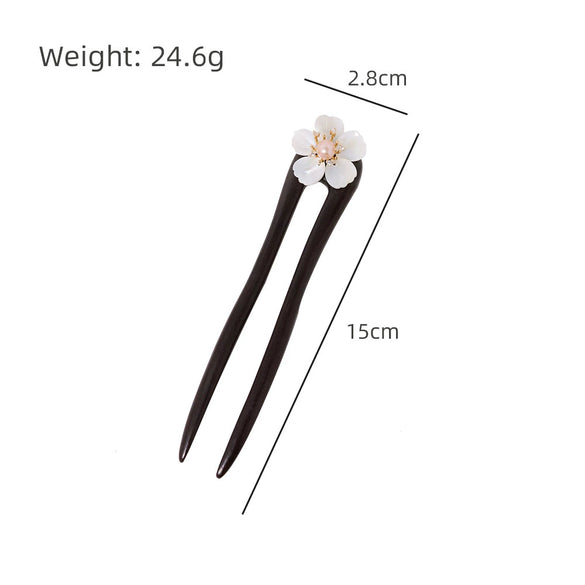 Wholesale Wood Hairpin Retro Style Geometric Women's Hair Accessory