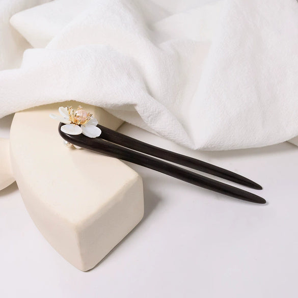 Wholesale Wood Hairpin Retro Style Geometric Women's Hair Accessory