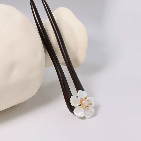 Wholesale Wood Hairpin Retro Style Geometric Women's Hair Accessory