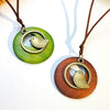 Wholesale Wooden Animal Zodiac Pendant Necklace Dripping Oil Treatment Long Sweater Chain