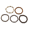 Wholesale Wooden Beaded Handmade Men's Hiphop Bracelet