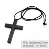 Wholesale Wooden Cross Simple Snake Bone Chain Necklace Accessories