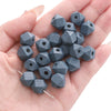 Wholesale Wooden Geometric Octagonal Beads As Handmade Bracelet Necklace Pendant Accessories