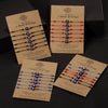 Wholesale Woven Adjustable Evil Eye Bracelet With Blue Eyes Handmade Cord Unisex And Women's