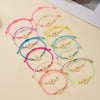 Wholesale Woven Alloy Flower Pendant Unisex Bohemian Style Jewelry Bracelet Suit