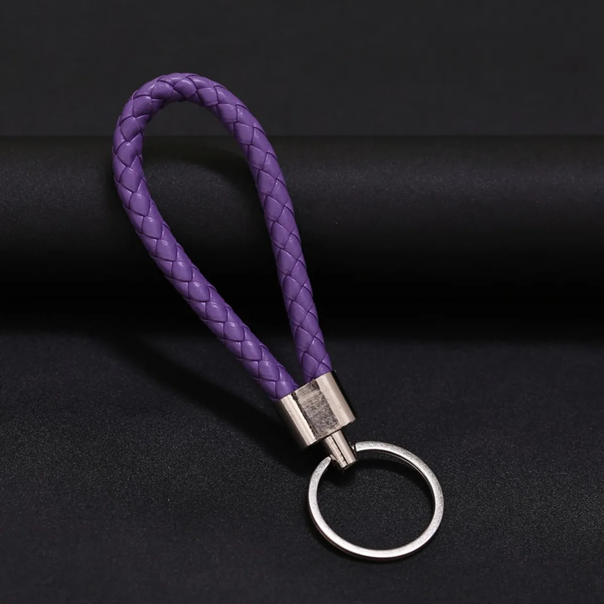 Wholesale Woven Leather Rope Keychain Car Key Ring Key Ring Pendant Activity Small Gift Key Chain Manufacturer