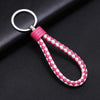 Wholesale Woven Leather Rope Keychain Car Key Ring Key Ring Pendant Activity Small Gift Key Chain Manufacturer