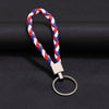 Wholesale Woven Leather Rope Keychain Car Key Ring Key Ring Pendant Activity Small Gift Key Chain Manufacturer